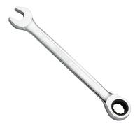MaxPower Clé Mixte à Cliquet de 13 mm ngrenage de Qualité Industrielle Avec 12 Points, Cliquet à 72 Dents, Fabriquée en Acier Cr-V Forgé et Traité Thermiquement Avec Revêtement Chromé