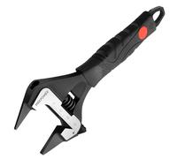 MAXPOWER Clé réglable à mâchoire fine de 15,2 cm, clé à large ouverture, double échelle avec métrique et SAE, poignée souple