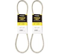 MAXPOWER | Courroies 347480, renforcé au kevlar, 1/2'' x 37'' - 4L370 - longueur extérieure L(a) 940 mm (Lot de 2)