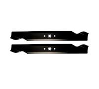 MaxPower EU-561544 Lame de Tondeuse á Gazon Adaptable sur MTD/CUB Cadet| remplace Le numéro de Fabrication 742-04244A, noire, Noir