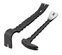 MAXPOWER Pied de Biche 2 Pièces Arrache Clou 300mm et 380mm MAXPOWER Pieds-de-biche Mini Pied de Biche Palette
