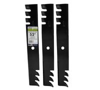 MaxPower 's 561145XB Lot de 3 Lames de Mulching commerciales pour Tondeuse Hustler de 132 cm, remplace Les numéros OEM 30227-52X, 785436, 51-2220