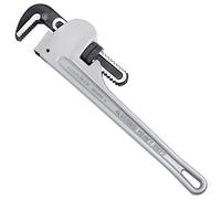 MAXPOWER Stillson Clé à tuyau en aluminium robuste 450 mm - Outil de plomberie Stillson avec ouverture de mâchoire maximale de 60 mm - Clé droite professionnelle pour plomberie et bricolage