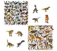 MAXQUU Lot de 100 feuilles d'autocollants en vinyle pour enfants, cadeaux d'anniversaire, jurassique, imperméables, pour ordinateur, skateboard