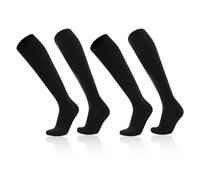 MAXQUU Lot de 2 paires de chaussettes de football, chaussettes antidérapantes rembourrées, chaussettes antidérapantes anti-ampoules, chaussettes de sport pour enfants, chaussettes de sport pour