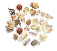 MAXQUU Lot de 46 autocollants d'automne pour scrapbooking, utilisés pour cartes de bricolage, autocollants de journal, autocollants de scrapbooking, décoration de bricolage