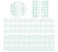 MAXQUU Lot de 60 pansements imperméables transparents, pansements imperméables enduits, pansements imperméables, convient pour le soin des plaies, la natation (carré, rond 10,1 x 10,1 cm)