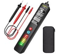 MAXRIENY Voltage Detector, EBTN LCD 3-Line Display Voltage Tester Pen with Adjustable Sensitivity, Non-contact AC Electricity Sensor Socket Outlet Tester Live Wire Checker with Analog Bar