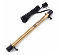 MAXSafes Tige de déshumidificateur sans danger pour armes à feu, tige dorée sèche - Installation facile - Déshumidificateur électrique enfichable élimine l'humidité pour coffres-forts et armoires à