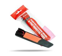 Maxshine 2 in 1 Foam Pad Cleaning Brush & Pad Removal Tool Set - Dual-Function Stiff Bristle Brush & Cleaning Pad for Car Buffing Pads - Easy Grip and Carry - Detailing Accessories & Supplies