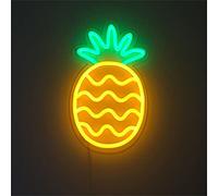 MAXSMITZ LED Neon Light Sign Ananas Ananas Néon Lampe Boutique De Fruits Décoration Murale De Noël Chambre d'enfant Veilleuse Bar Club Mur Art Lampe,B