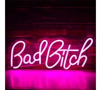 MAXSMITZ LED Neon Light Signs Bad Bitch Personnalité Signes pour décoration Murale USB Chambre Décorations pour la Maison Party Bar Christmas Neon Room Decor