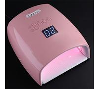 MAXSMLZT Lampe à Ongles Rechargeable Lampe UV à lumière Rouge 48 W Lampes de manucure sans Fil Batterie intégrée 7800 mAh sèche-Ongles Lampe à Ongles LED sans Fil lumière Rouge,Rose