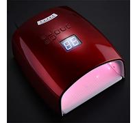 MAXSMLZT Lampe à Ongles Rechargeable Lampe UV à lumière Rouge 48 W Lampes de manucure sans Fil Batterie intégrée 7800 mAh sèche-Ongles Lampe à Ongles LED sans Fil lumière Rouge,Rouge