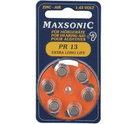 Maxsonic PR 13 pour les aides auditives Piles 6 pc(s)