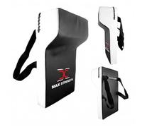 MAXSTRENGTH Rugby Tackle Hit Shield - Coussinet en mousse haute densité de qualité professionnelle pour rugby, boxe, MMA, kickboxing, Muay Thai et arts martiaux (noir/blanc, simple)