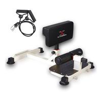 MAXSTRENGTH Sissy Machine de squat - Équipement d'entraînement des jambes réglable pour les gymnases domestiques et commerciaux, quad et fessier, machine d'entraînement de force compacte pour le bas