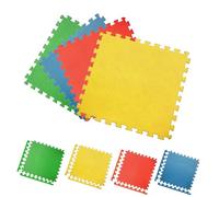 MAXSTRENGTH Tapis de jeu en mousse EVA souple de 12 mm d'épaisseur - Tapis de sol emboîtable en mousse EVA - Tapis de jeu amusant pour enfants - Carreaux carrés pour tous les âges