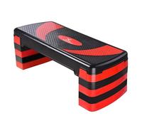 MAXSTRENGTH Trottinette Aérobic - 5 hauteurs réglables (10cm à 30cm) - Plateforme antidérapante Fitness Step pour la maison, les entraînements, le cardio, le yoga, l'entraînement