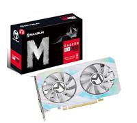 maxsun Carte Graphique AMD Radeon RX 580 8go 2048SP GDDR5 pour PC Gaming 256 Bits DirectX 12 DVI, HDMI, DisplayPort Multi moniteurs Extender Blanche Décodage 4k (Blanc)