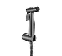 MAXTED Pulvérisateur de Bidet de Toilette À Main, Robinet de Bidet En Acier Inoxydable, Pulvérisateur Mural de Salle Den, Douche Hygiénique Pour Bidet Autonettoyant/Gun Metal Gray
