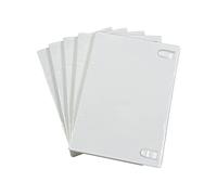 Maxtek Lot de 5 boîtiers CD et DVD avec Pochette extérieure Transparente Compatible avec disques Nintendo Wii Blanc 14 mm