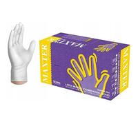 Maxter 100 White Disposable Non Sterile Pure Latex Gloves Powder Free (XS)