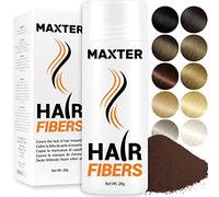 Maxter FIBRE CAPILLAIRE Châtain Rouge - Poudre Cheveux Homme et Femme pour Dissimuler la Calvitie - Poudre pour Cheveux en Microfibre pour Densité et Volume