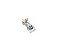 MAXTER Grenouillère à Clé avec 2 Clés - 92 mm - Platine de Fixation 70x20 mm
