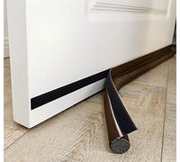 MAXTID Butée de Porte réglable de 91,4 cm pour Bas de Porte - Bande d'étanchéité pour Portes extérieures/intérieures - Marron