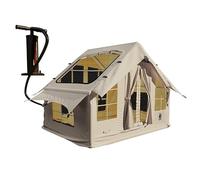 Tentes d'extérieur pour Camping, étanches, Installation Facile, Tente de Camping Gonflable Moyenne pour 5 à 8 Personnes, Tente en Toile, tentes de Glamping familiales 4 Saisons 3-4Person