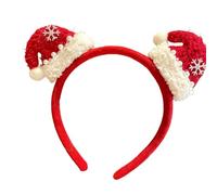 Maxtonser 1 bandeau élégant en forme de flocon de neige avec nœud et nœud pour les vacances, les réunions de famille