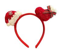 Maxtonser 1 bandeau élégant en forme de flocon de neige avec nœud et nœud pour les vacances, les réunions de famille