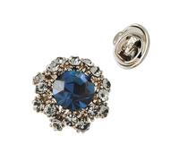 Maxtonser 1 broche en cristal étincelant avec pierres éblouissantes à fermeture sécurisée, accessoire pour robes, manteaux, événements formels