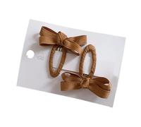 Maxtonser 1 paire de pinces à cheveux pour bébé - Automne et hiver - En forme de nœud - Épingles à cheveux pour filles - Accessoires pour cheveux