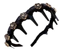 Maxtonser 1 serre-tête en strass antidérapant et élégant avec dents solides pour femme, fille, fête, mariage, usage quotidien