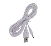 Maxtonser 1m/2m/3m 5V Power Cord USB to 3.5mm x 1.35mm Barrel Jack Adapter Connector Charging Cable Plug Not Support 12 Voltage,Charging Cable