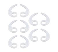 Maxtonser 5 paires de crochets d'écouteurs en silicone avec rabats sport, adaptateurs en forme de W pour écouteurs intra-auriculaires et intra-canal, crochets pour écouteurs