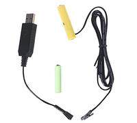 Maxtonser AAA à 4Aaa Batterie Eliminator USB Alimentation Remplacer 1-4 Pièces1.5V AAA Piles pour Horloge Jouets Lumières de Vacances Ventilateur LED,3V 2Aaa