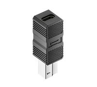 Maxtonser Adaptateur d'imprimante USB 3.0 carré port USB B mâle vers connecteur USB/type C convertisseur d'extension pour disque dur ordinateur