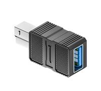 Maxtonser Adaptateur d'imprimante USB 3.0 carré port USB B mâle vers connecteur USB/type C convertisseur d'extension pour disque dur ordinateur