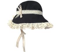 Maxtonser Bonnets victoriens en dentelle avec base en ruban respirant, chapeau victorien, couvre-chef, élégant, chapeau victorien