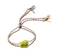 Maxtonser Bracelet de cheville élégant multicolore en céramique fait à la main pour femme