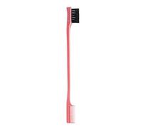 Maxtonser Brosse à sourcils et peigne portable 2 en 1 double face pour contrôle des cils, brosse à cheveux, outil de maquillage pour femmes et filles