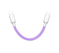 Maxtonser Câble de données USB C vers USB C en silicone - Charge rapide - Prend en charge 240 W - Large compatibilité pour téléphones et tablettes