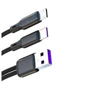 Maxtonser Câble USB C vers USB C pour chargement rapide et transfert de données pour téléphone Android de type C
