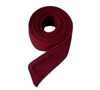 Maxtonser Ceinture en laine pour femme - Décoration en peluche brossée - Longueur réglable - Corset double face - Bordeaux