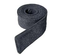 Maxtonser Ceinture en laine pour femme - Décoration en peluche brossée - Longueur réglable - Corset double face - Gris foncé