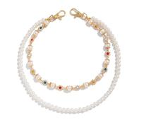 Maxtonser Chaîne de taille populaire hipsters avec motifs de fleurs et perles, accessoire cool pour pantalon de rue