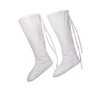 Maxtonser Chaussettes blanches Han Fus Cosplay Accessoires de costume antique Coton Moines Bouddhistes Chaussettes Taoïstes Chaussettes Kungfu Shaolin Chaussettes